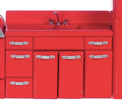 1950's Sink, Red
